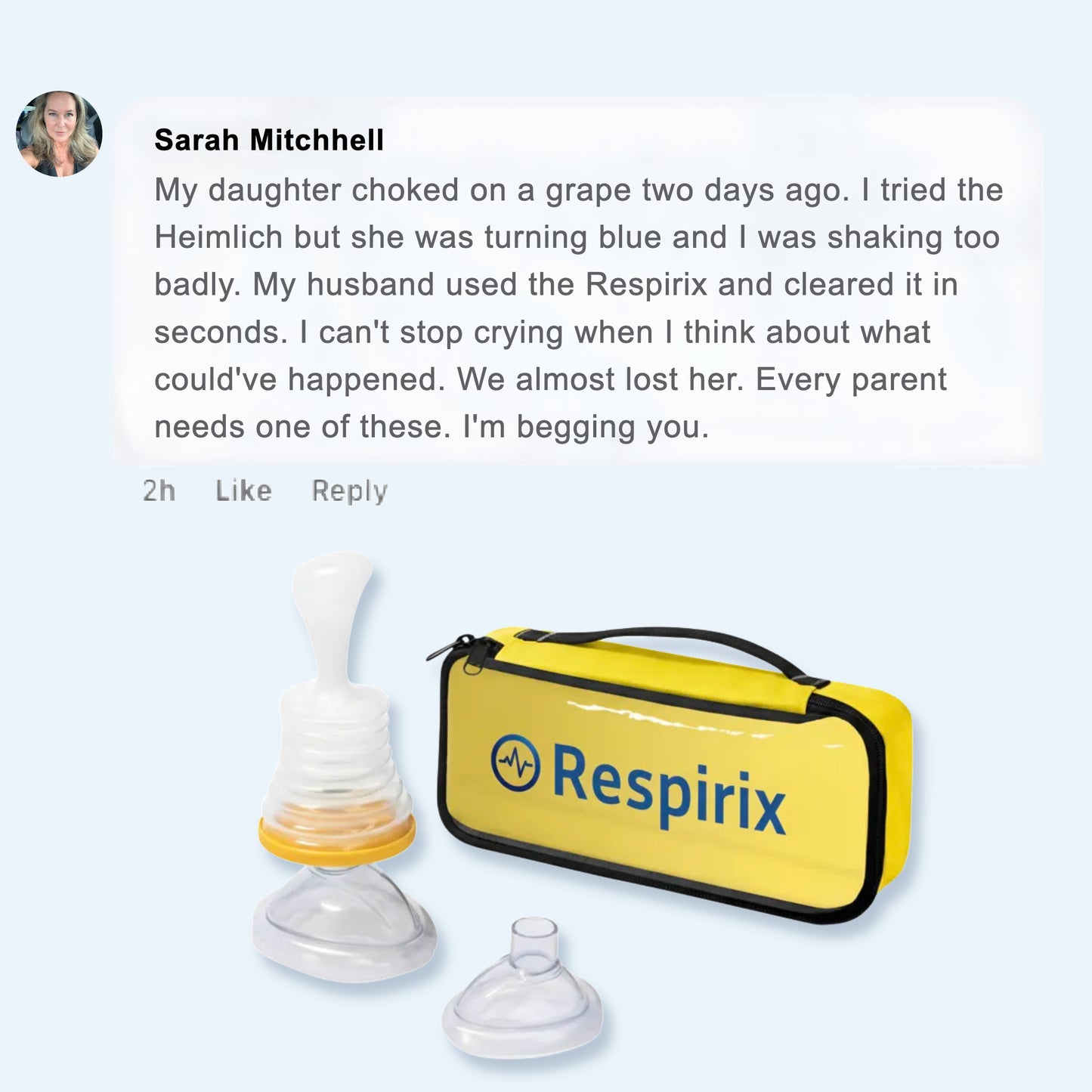 Respirix Emergency Choking Device